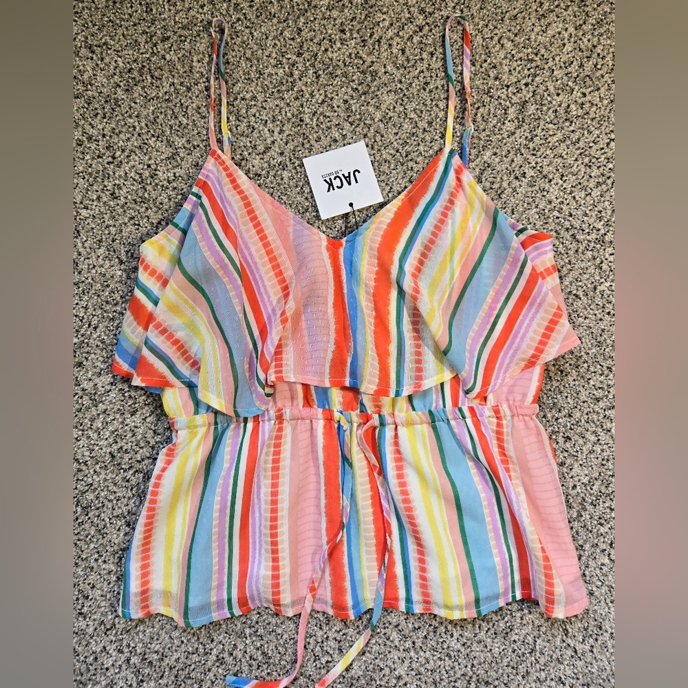 Jack by BB Dakota Striped Tank Top